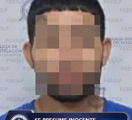 EN OPERATIVO DE COLABORACIÓN, FGESLP APREHENDIÓ A JUAN “N” POR APARENTE DELITO CONTRA LA SALUD