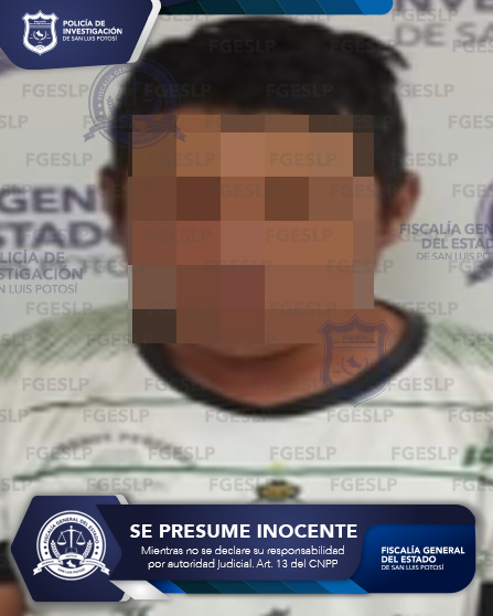 POR APARENTE VIOLACIÓN, LA POLICÍA DE FISCALÍA DE SLP DETUVO A BERNARDO “N”