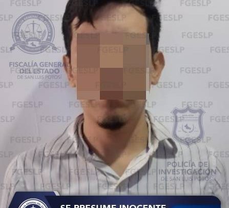 POLICÍA DE FGESLP EJECUTA ORDEN DE APREHENSIÓN A ISRAEL “N” POR DELITO CONTRA LA SALUD