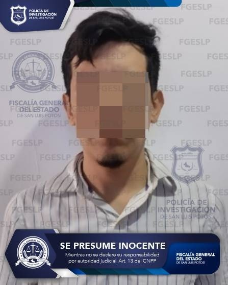 POLICÍA DE FGESLP EJECUTA ORDEN DE APREHENSIÓN A ISRAEL “N” POR DELITO CONTRA LA SALUD