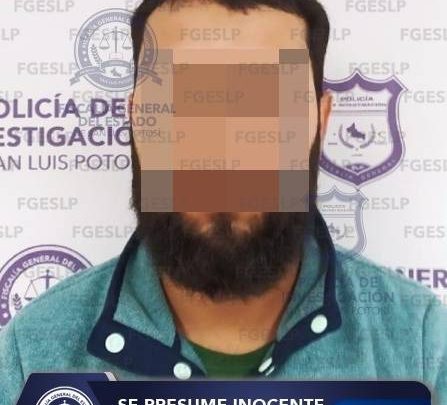 FISCALÍA DE SLP CAPTURA A HUGO “N” DESPUÉS DE QUE HABRÍA LESIONADO A UNA PERSONA EN ZARAGOZA