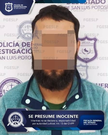 FISCALÍA DE SLP CAPTURA A HUGO “N” DESPUÉS DE QUE HABRÍA LESIONADO A UNA PERSONA EN ZARAGOZA