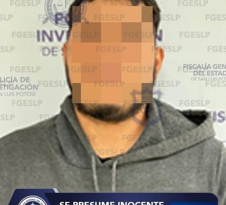 JUAN “N” TERMINA DETENIDO POR FGESLP AL SER RELACIONADO CON UNA TENTATIVA DE HOMICIDIO