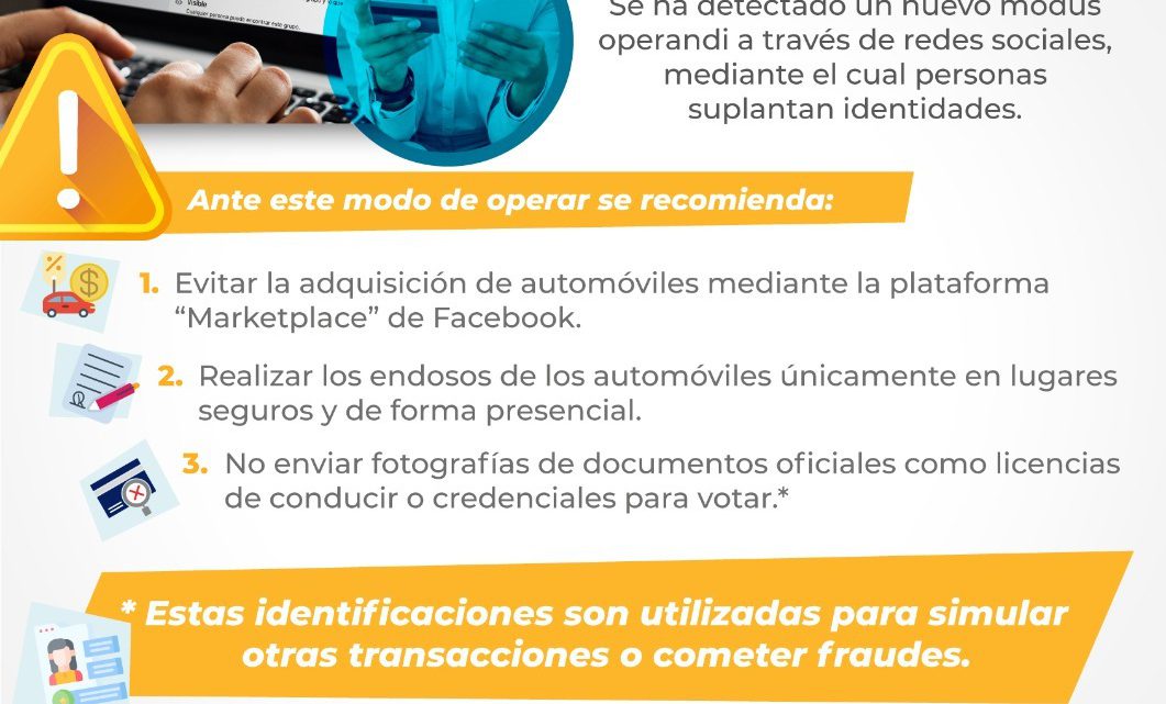 FGESLP EMITE RECOMENDACIONES POR MODUS OPERANDI DE SUPLANTACIÓN DE IDENTIDAD EN COMPRA-VENTA DE VEHÍCULOS