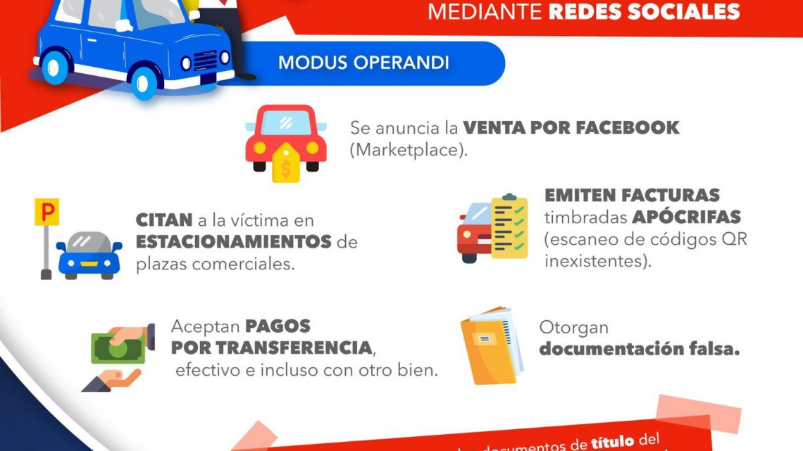 FISCALÍA ADVIERTE SOBRE FRAUDES EN LA COMPRA Y VENTA DE AUTOMÓVILES A TRAVÉS DE REDES SOCIALES