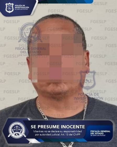 FISCALÍA ASEGURA EN LA ZONA METROPOLITANA DE SLP A MOISÉS “N” POR PROBABLE HOMICIDIO