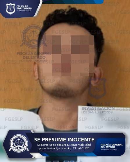 FISCALÍA LOGRA CAPTURA DE ALÁN “N”, SEÑALADO POR ROBO CALIFICADO EN LA CAPITAL POTOSINA