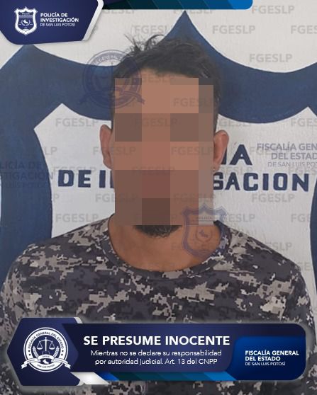 JONATHAN “N” ES CAPTURADO POR LA POLICÍA DE FGESLP POR PROBABLE SECUESTRO EN LA ZONA MEDIA