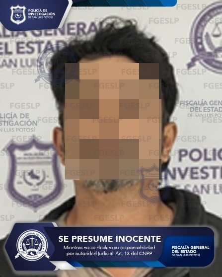 ENRIQUE “N” FUE CAPTURADO POR LA FGESLP POR PRESUNTO FEMINICIDIO