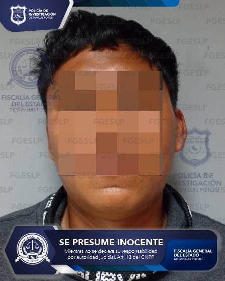 FGESLP ASEGURA A JESÚS “N”, SEÑALADO POR EL DELITO DE ABUSO SEXUAL CALIFICADO
