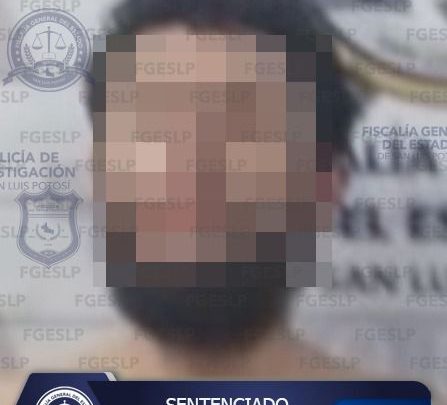 SENTENCIADO A 26 AÑOS Y 8 MESES DE PRISIÓN POR TENTATIVA DE FEMINICIDIO: FGESLP