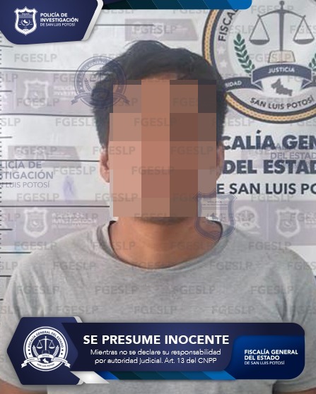 FISCALÍA DETIENE A GABRIEL “N” POR ATAQUE PELIGROSO Y AMENAZAS EN CIUDAD VALLES