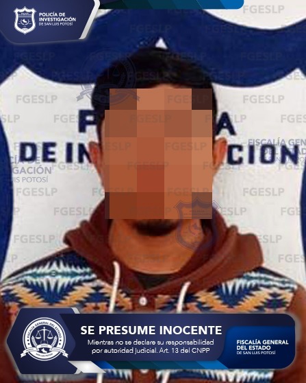 FGESLP LOGRA LA APREHENSIÓN DE ALYX “N”, SEÑALADO DE PROBABLE HOMICIDIO POR CULPA AGRAVADO
