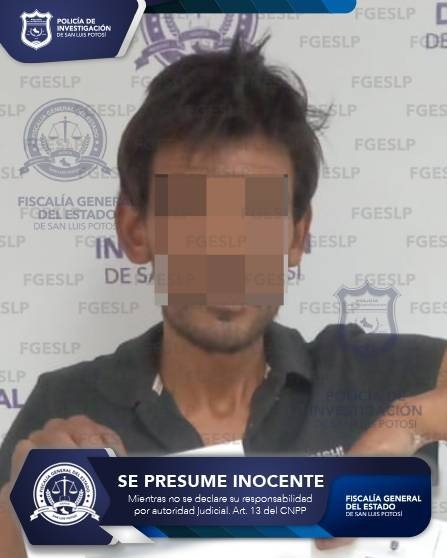 CAPTURA FGESLP A PRESUNTO RESPONSABLE DE HOMICIDIO EN LA ZONA METROPOLITANA