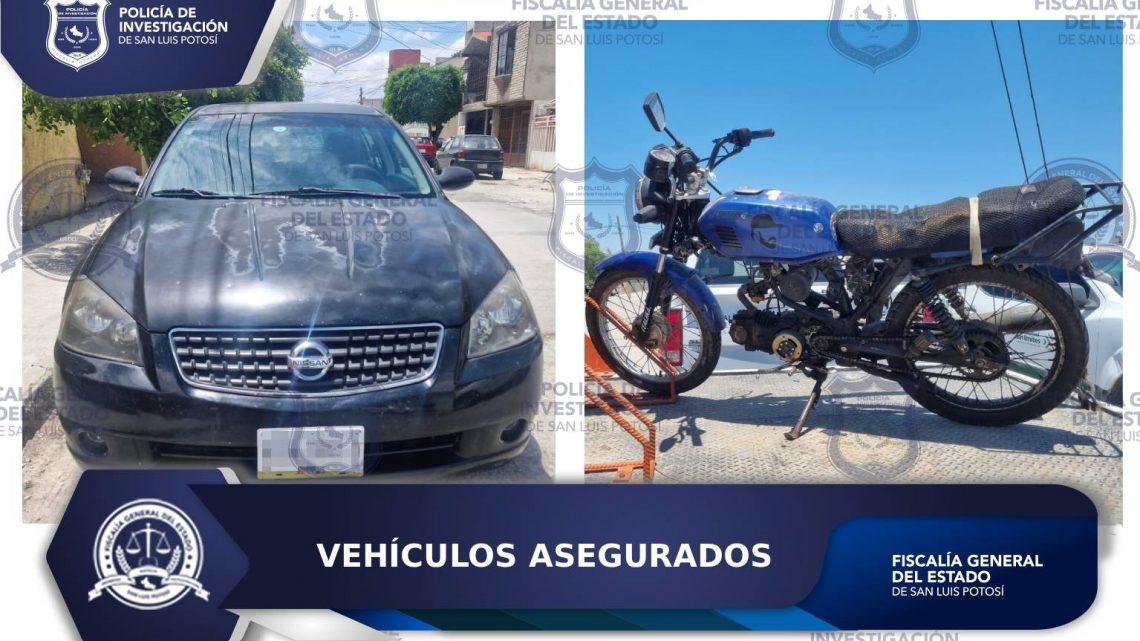 POLICÍA DE INVESTIGACIÓN ASEGURA DOS UNIDADES AUTOMOTORES EN LA ENTIDAD