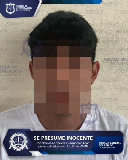 FISCALÍA POTOSINA EJECUTA MANDATO CONTRA ALEXANDER “N” POR ROBO CALIFICADO EN LA CAPITAL DEL ESTADO