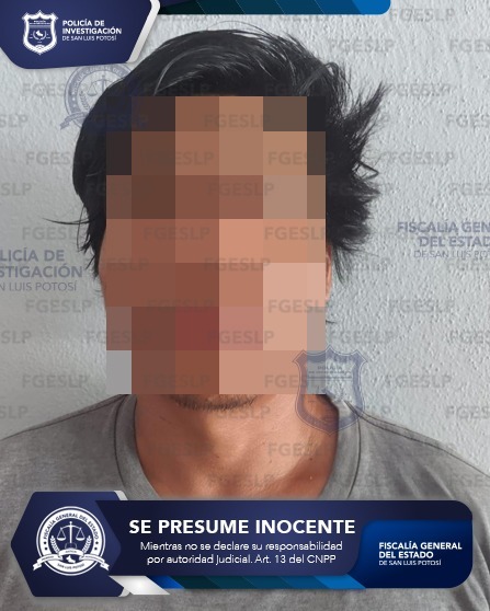 FGESLP CUMPLIMENTA ORDEN DE APREHENSIÓN POR APARENTE DELITO DE VIOLENCIA FAMILIAR EN HUEHUETLÁN