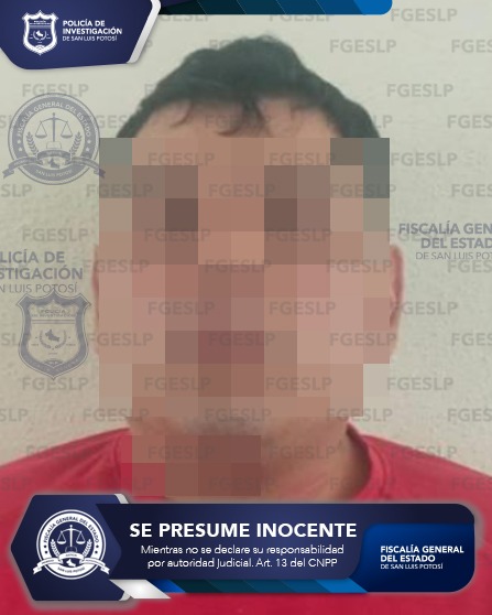 POR PRESUNTA VIOLENCIA FAMILIAR, CRISTIAN “N” FUE DETENIDO POR LA FGESLP