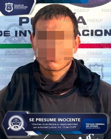 FISCALÍA EJECUTA MANDATO CONTRA RODRIGO “N” POR DELITO CONTRA LA SALUD EN SLP
